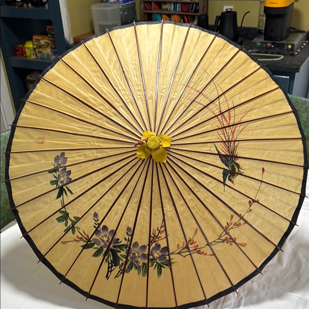 Vintage Floral Decorative Parasol